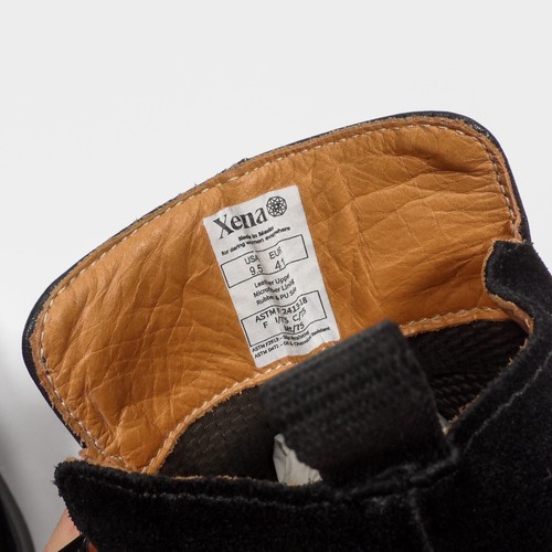 Xena Workwear Fusion Steel Toe Black Leather Side Zip Chelsea Rubber Boots - 9.5 - Picture 17 of 21