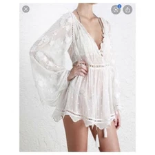 BNWT Zimmermann mercer bird floating top size 2 IVORY