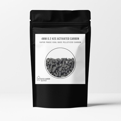 4mm 0.2 H2S Vapor Phase Coal-Based Pelletized Activated Carbon