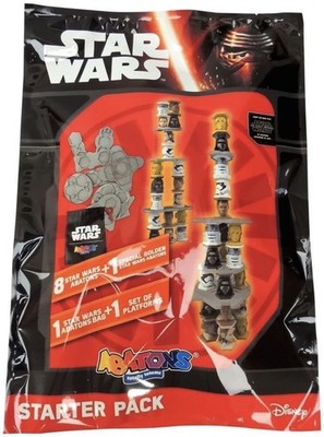  PANINI STAR WARS ABATONS STARTER PACK 8 Figuren + 1 Special Gold