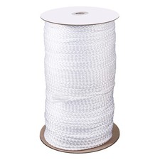 1/4 Inch White Polyester Rope - 500 Foot White Low Stretch Polyester Rope for...
