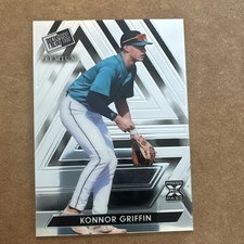 Leaf 2024 Press Pass Premium Konnor Griffin RC #85 /285 Pirates Baseball Card