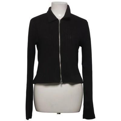 NLY Trend, Strickjacke, Damen, Größe: L, Double Zip Top, Schwarz, Polyester #Kkq