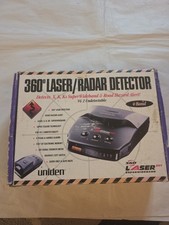 Uniden LRD 6299SW 360  Laser Radar Detector Complete In Box w/ Manual Tested