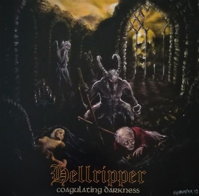 Hellripper - Coagulating Darkness LP COLORED Vinyl Album SEALED NEW Metal Record