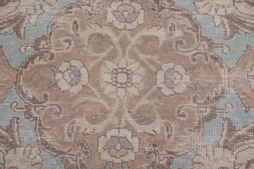 Vintage Traditional Wool Living Room Area Rug Hand-made Floral Carpet 8x11 - Picture 9 of 21