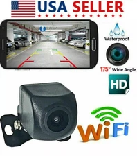 WiFi HD Wireless Phone Car Rear View Cam Backup Reverse Camera For Android & IOS