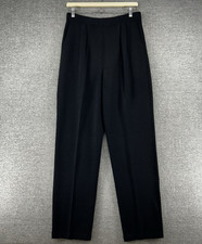 St John Basics Casual Pants Women Size 6 Black
