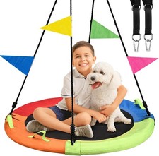 Tree Swing, Saucer Swing, 40" 900lbs Weight Capacity, with 40 Inch