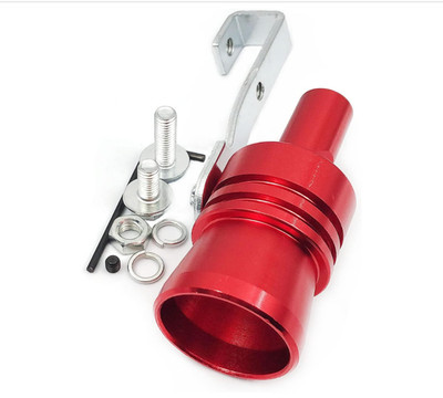 Universal Red Turbo Sound Whistle XL Exhaust Muffler Pipe Car Roar Maker NEW