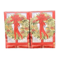 Fresh Scents Red Door Wreath Sachets Willowbrook Christmas 2 large singles new