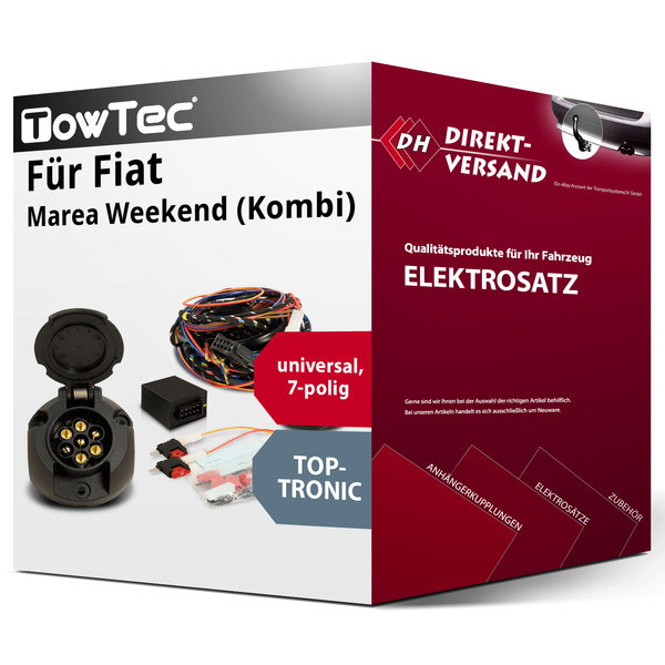 für Fiat Marea Weekend (Kombi) Typ 185 Elektrosatz 7Polig Universell Esatz-image
