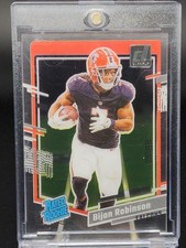 BIJAN ROBINSON 2023 CLEARLY DONRUSS RATED ROOKIE #53 FALCONS FOOTBALL Q7038