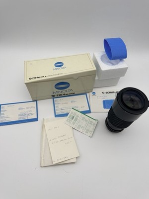 Minolta MD Zoom 4/70-210 Zoom Lens 70-210mm f/4 Zoomobjektiv  