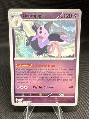 Grumpig | 63 | Pokemon | Mega Evolution | Reverse Holo | 50% off 2nd Card