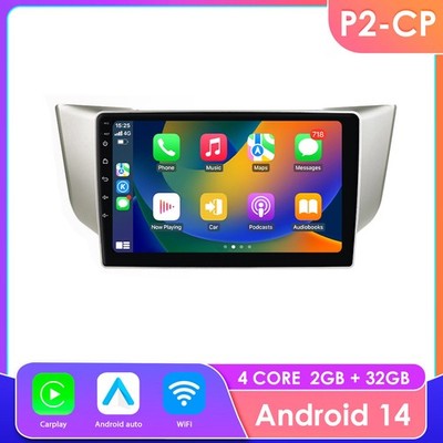 Android Auto Apple CarPlay Car Radio Stereo For Lexus RX300 RX330 RX400H 2003-09