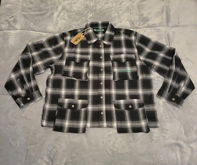 C'est Bon - Core Flannel - Utility Cargo Shirt - Men's Size Large - BNWT