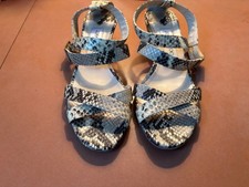 JIMMY CHOO snakeskin sandals 9