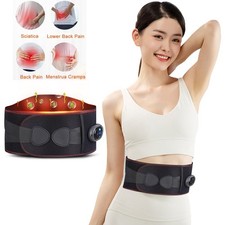 Massage Belt Infrared Heated with Back Support Waist Vibration Electric Massager