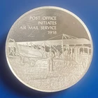 Sterling Silver Round Franklin Mint History of Flight 39.86 gram (1.18 ozt .999)