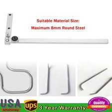 Mini Universal Metal Bender Bending Tool Manual Flat Bar Rod Bender 8mm USA