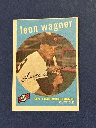 1959 Leon Wagner [White Back] #257