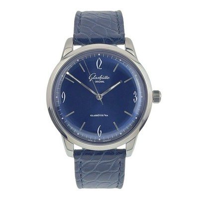 Glashutte Original Sixties Steel Blue Dial 39mm Automatic Mens 1-39-52-06-02-04