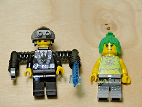 Lego Ultra Agents Toxikita Minifigures 70163 Meltdown Retox Scientist Curtis