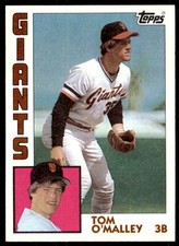 1984 Topps Tom O'Malley . San Francisco Giants #469