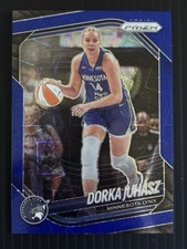 🏀 2025 Panini Prizm WNBA #109 Dorka Juhasz Blue Velocity Prizm Color Match 🏀