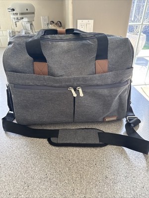 Rivaling Diaper Bag Hospital Travel  Changing Tote Large Weekender Mom Dad