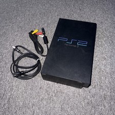 Sony PlayStation 2 PS2 Fat Console black Scph-30001 tested