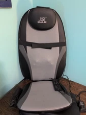Snailax SL256 Shiatsu Massage Cushion with Heat Massage Chair Pad Grey Black