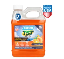 Camco TST MAX Strength Orange Scent RV Toilet Treatment Formaldehyde Free Brea