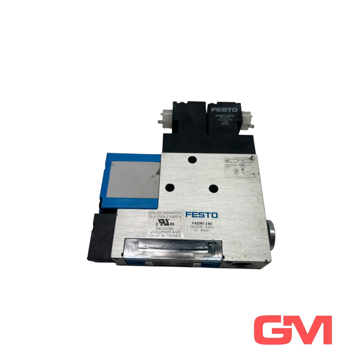 Festo Vakuumsaugdüse VADMI-140 Vacuum Generator 162509 +381675 MSOEB-3-24V Dc