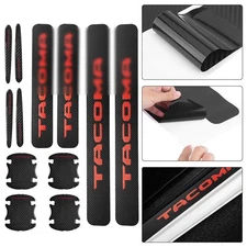 12x Car Door Sill Plate Protector Scuff Anti Handle Cup Scratch Cover For Tacoma