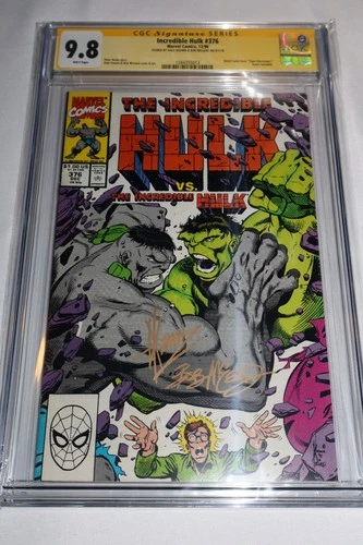 Signature Series CGC 9.8 Incredible Hulk 376 Signed 2x Keown HIGHEST GRADED RARE