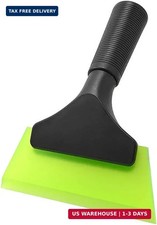 FOSHIO Small Squeegee with 5 Inch Green Rubber Blade Mini Wiper Window Tinting T