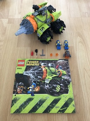  LEGO POWER MINERS THUNDER DRILLER 8960 SEHR GUTER ZUSTAND VOLLSTÄNDIG
