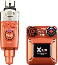 Xvive U45 Wireless In-ear Monitoring System - 5.8GHz, Orange, Sweetwater