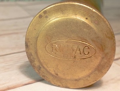 Messing Fettpresse Romac 12'' lang voll funktionsfähig Oldtimer Motorrad Werkzeugset