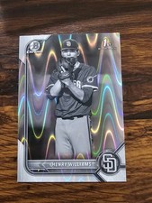 2022 Bowman Draft Chrome Henry Williams Black & White Raywave BDC-119. Padres 