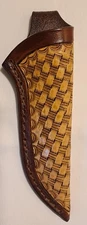 Custom Hand Made Leather Knife Sheath Fits a Buck 113 Knife. Sheath ONLY