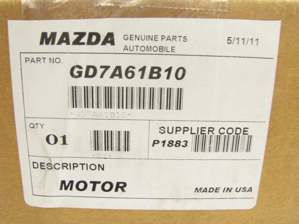 NUEVO - Motor soplador con rueda OEM Mazda GD7A61B10 1998-2002 626 Foto 3 de 3