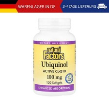 Natural Factors, Ubiquinol, QH Active CoQ10, Ubichinol, aktives CoQ10, 100 mg, 1