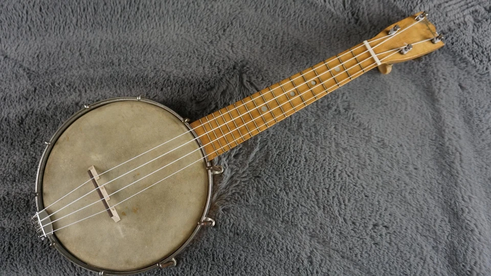 Ukelele Gretsch Clarophone Banjo Banjolele años 20 - Arce natural Foto 4 de 4