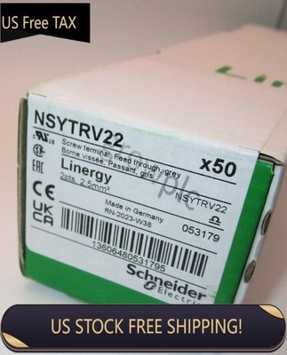 NSYTRV22 DIN  Rail Mount Terminal Block - Price per 50x Box US Free TAX