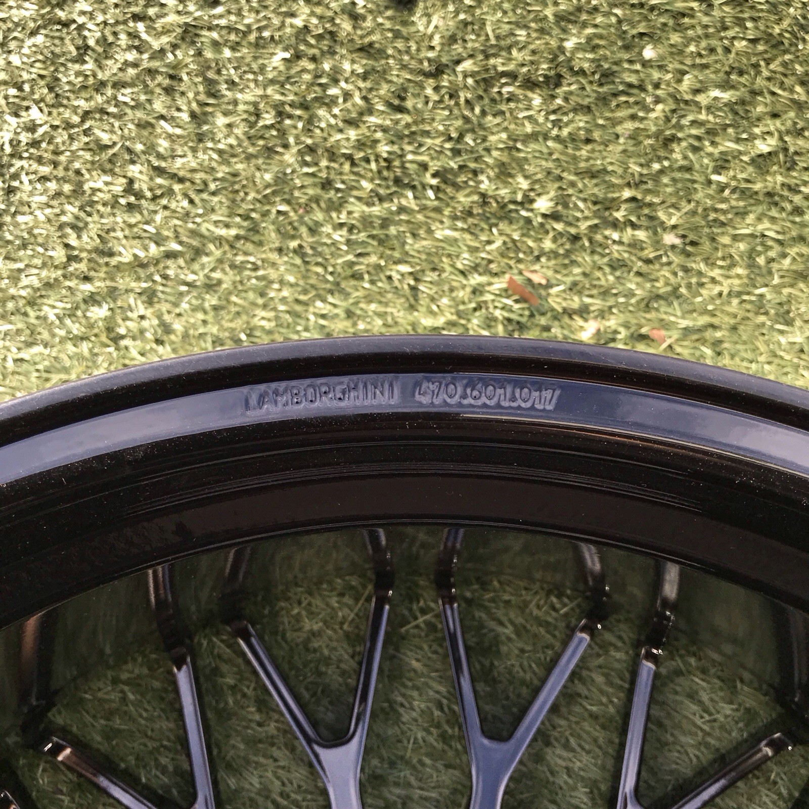 20 21 LAMBORGHINI SV SVJ GL0SS BLACK RIMS OEM GENUINE SET 4 APPTECH FORGED