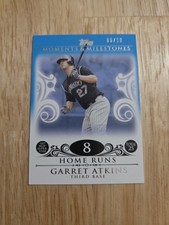 2008 Topps Moments & Milestones GARRET ATKINS Blue /10 #143 Rockies SSP
