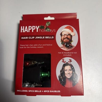 Beard & Hair Jingle Bells~9 Pcs~The Original Fun Workshop~Christmas~Bells-Bulbs